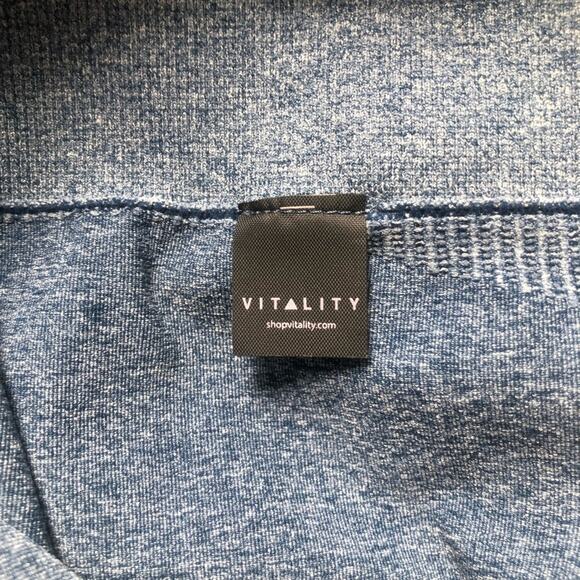 Vitality NIP Formation Sustainable High Rise Compression Legging Navy Heather LG - Picture 12 of 16